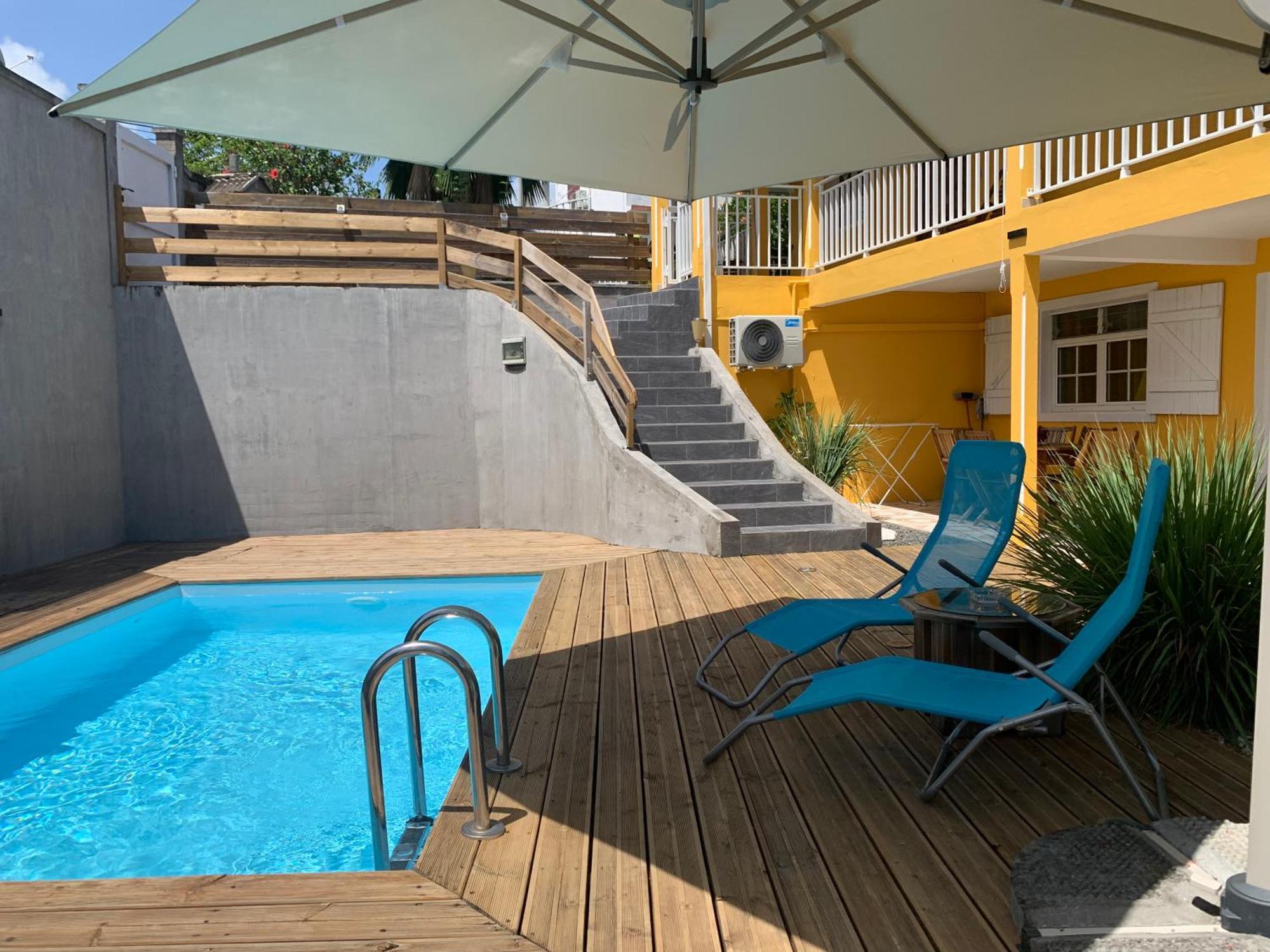 Bas De Villa De 3 Chambres Et Spa Vieux-Habitants Buitenkant foto